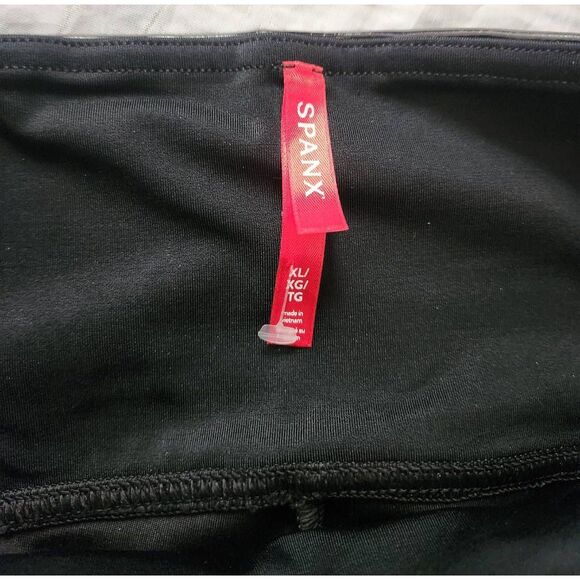 Spanx Faux Patent Leather Leggings Size XL NWT - Picture 6 of 7